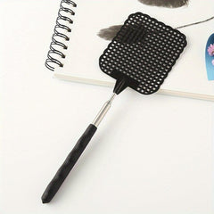 Mini Retractable Fly Swatter Stainless Steel Handle