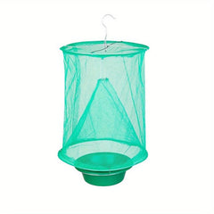 10pcs Green Cage Fly Traps Reusable Hanging Indoor/Outdoor Family Farms