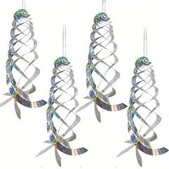 Bird Repellent Spiral Reflectors Decorative Bird Scare Device