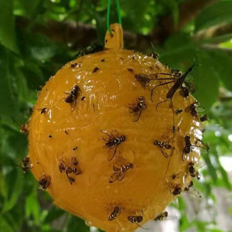 Fruit Fly Ball Bait Fly Trap Sticky Insect Ball 3 14inch Garden Supplies