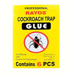 6pcs Cockroach Sticker Trap Sticky Cockroach Board Indoor And Outdoor