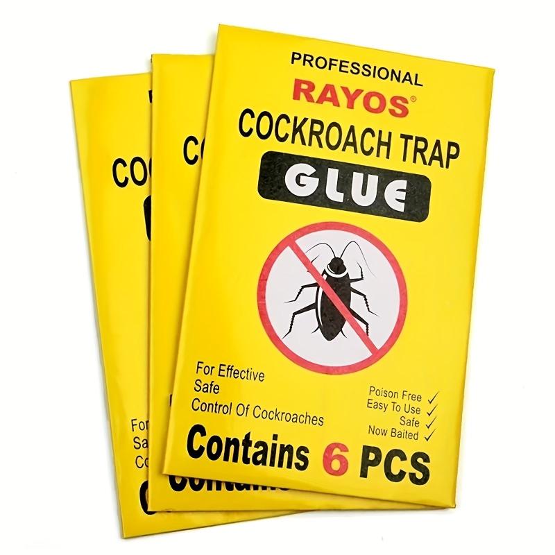 6pcs Cockroach Sticker Trap Sticky Cockroach Board Indoor And Outdoor
