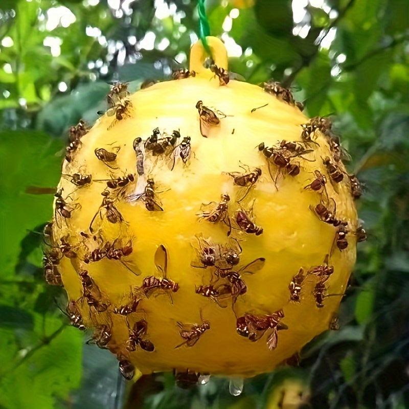 Pumpkin Shape Fly Trap Ball Fruit Fly Ball Sticky Insect Ball