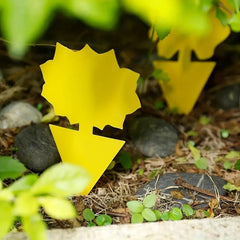 12pcs/20pcs Insect Sticky Trap Board Fruit Garden Wide Range Double-sided Yellow