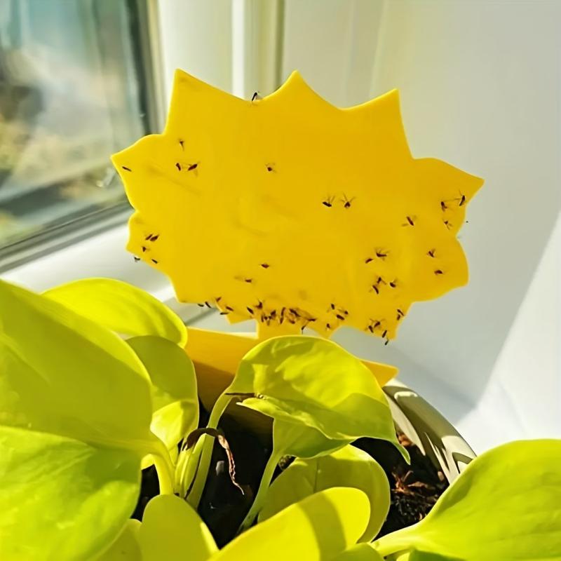 12pcs/20pcs Insect Sticky Trap Board Fruit Garden Wide Range Double-sided Yellow