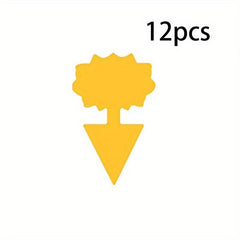 12pcs/20pcs Insect Sticky Trap Board Fruit Garden Wide Range Double-sided Yellow