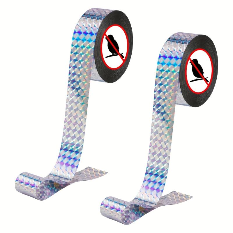 Bird Scare Tape Reflective Holographic Repellent Flash Tape