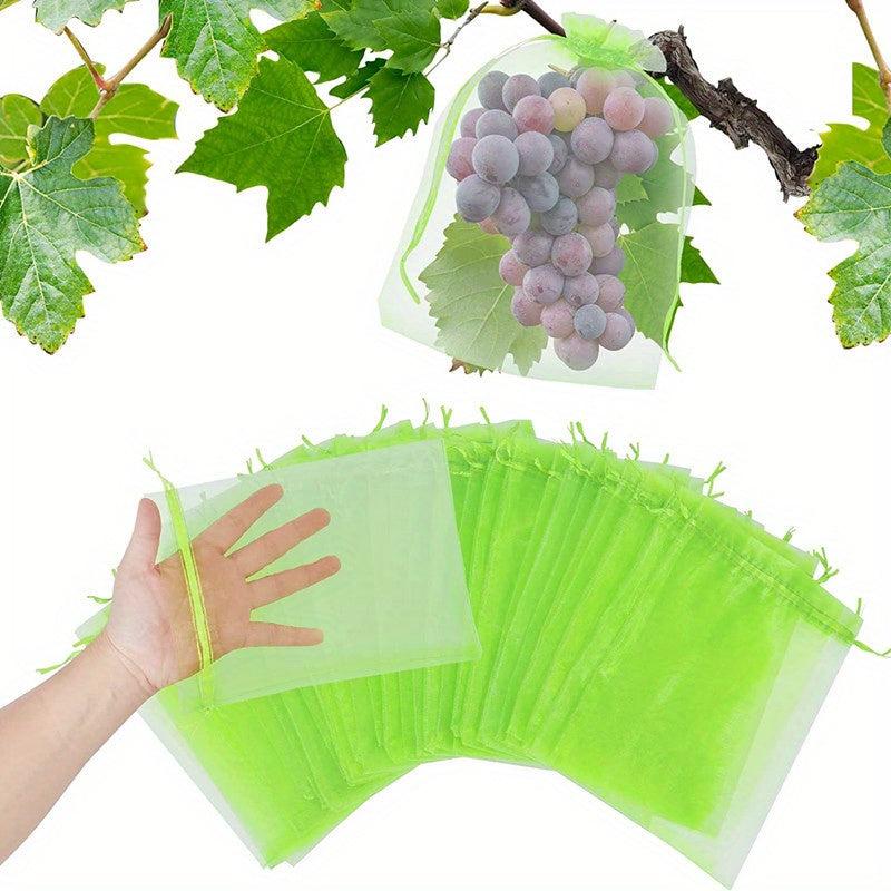 50pcs Fruit Grow Bags Netting Mesh for Pest Control Anti Bird Garden Tools