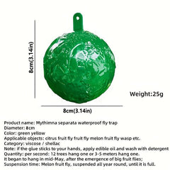 8pcs Sticky Bug Traps Indoor/Outdoor Fruit Fly Mosquito Insect Sticky Balls