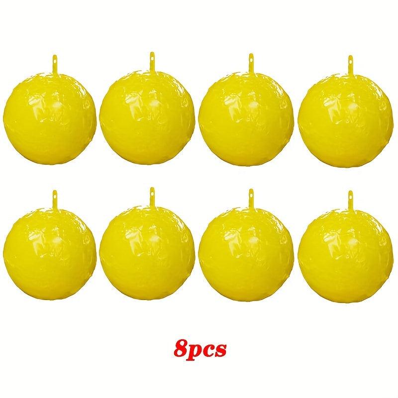 8pcs Sticky Bug Traps Indoor/Outdoor Fruit Fly Mosquito Insect Sticky Balls
