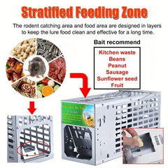 Continuous Catching Mouse Cage Rat Trap All Mice Rat Pest Control