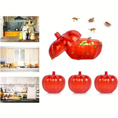 2pcs Pumpkin Drosophila Fly Trap Indoor Outdoor Insect Traps Pest Control