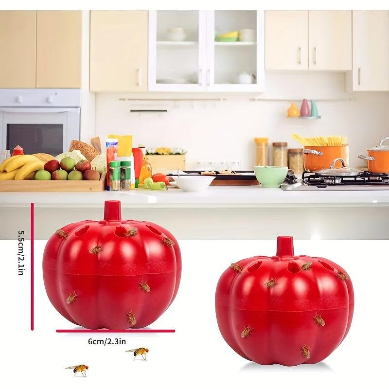 2pcs Pumpkin Drosophila Fly Trap Indoor Outdoor Insect Traps Pest Control