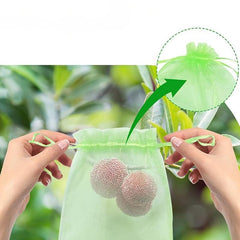 Fruit Protection Bags Garden Netting Barrier Bags With Drawstring