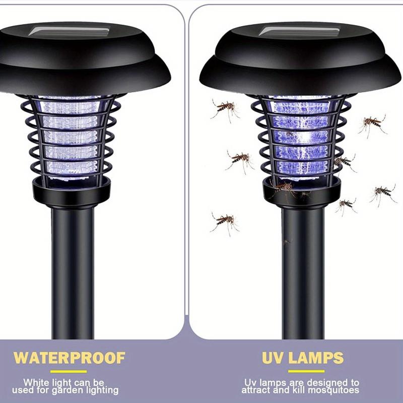 Waterproof 2-in-1 Mosquito Killer Lamp & Repellent - Purple Light