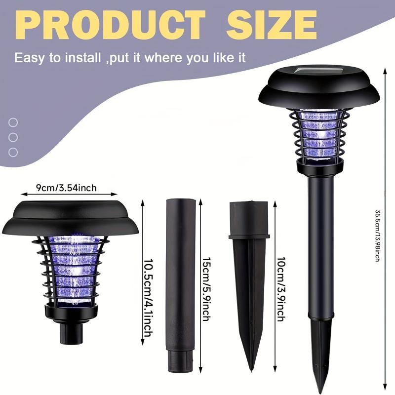 Waterproof 2-in-1 Mosquito Killer Lamp & Repellent - Purple Light