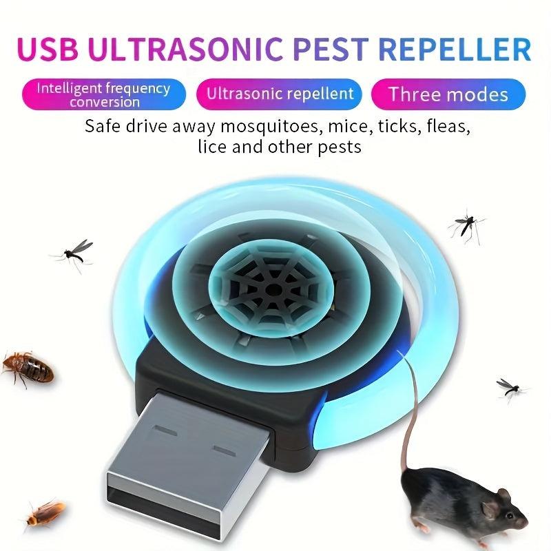 Ultrasonic Insect Repellent USB Device - Safe Pest Control