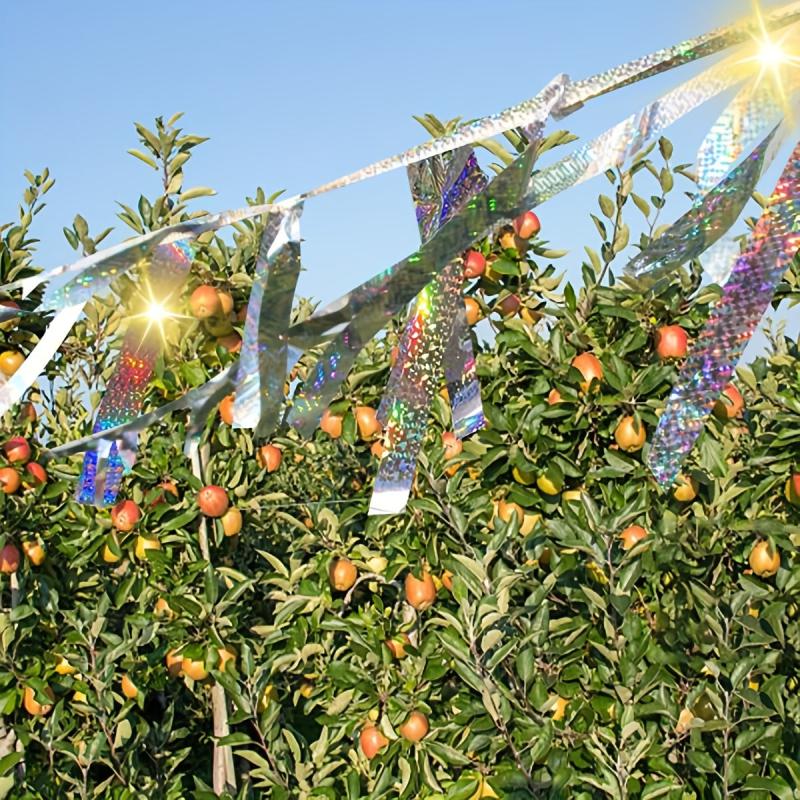 Reflective Bird Repellent Ribbon for Farmland - Double Sided Design