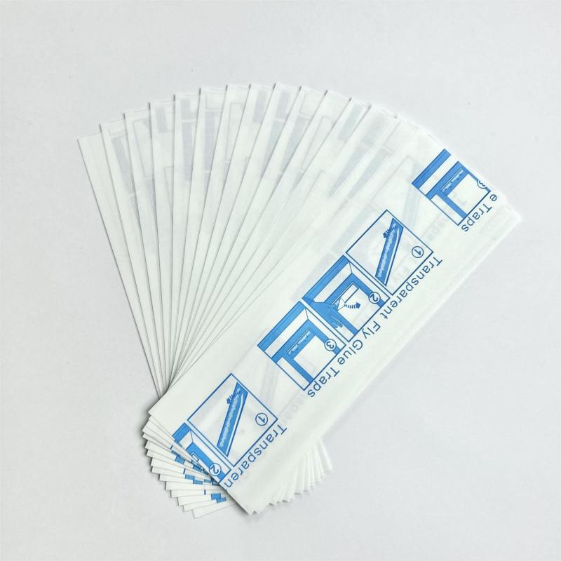 25pcs Window Fly Traps Fruit Fly Traps Indoor Sticky Strips For Gnats Clear