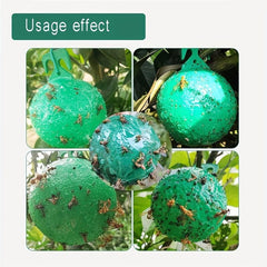 1pc Pumpkin Shape Sticky Fly Trap Ball Outdoor Pest Control