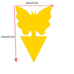 Double Sided Irregular Sticky Insect Trap Yellow Board