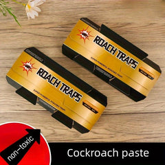 2pcs Cockroach Pest Paste Board Sticky Non toxic Cockroach House Indoor Glue Tra