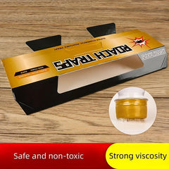 2pcs Cockroach Pest Paste Board Sticky Non toxic Cockroach House Indoor Glue Tra