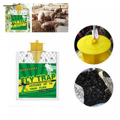 Fly Traps Outdoor Hanging Baited Fly Hunter Ranch Bags Disposable Pest Control