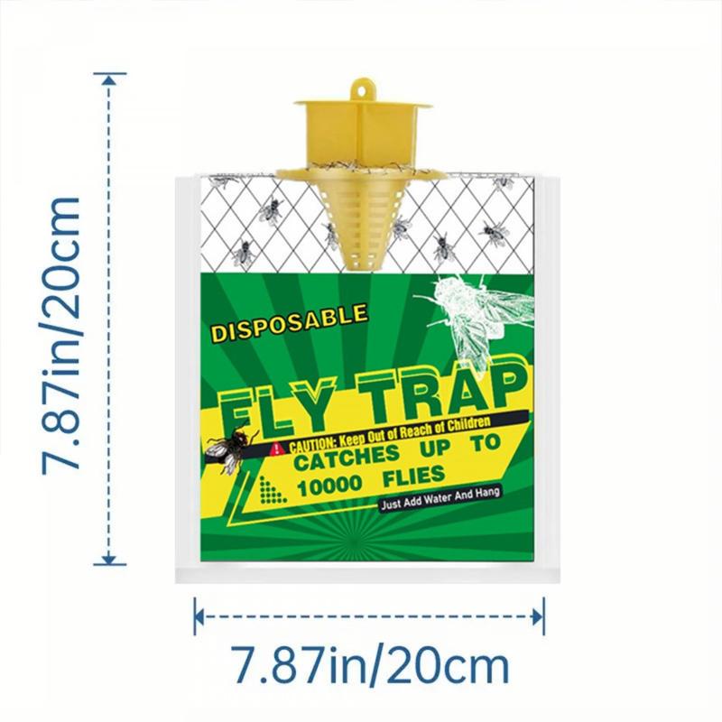 Fly Traps Outdoor Hanging Baited Fly Hunter Ranch Bags Disposable Pest Control