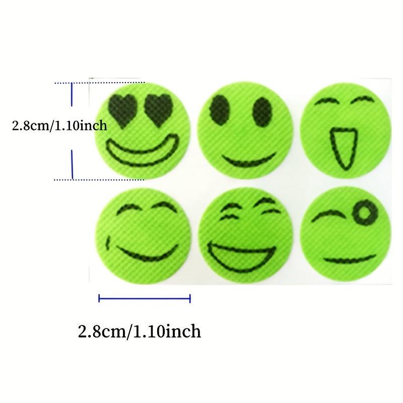 24pcs Mosquito Repellent Stickers Cartoon Expressions Anti-Sting Patches