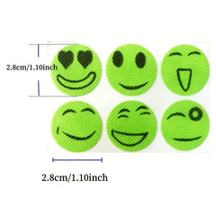 24pcs Mosquito Repellent Stickers Cartoon Expressions Anti-Sting Patches