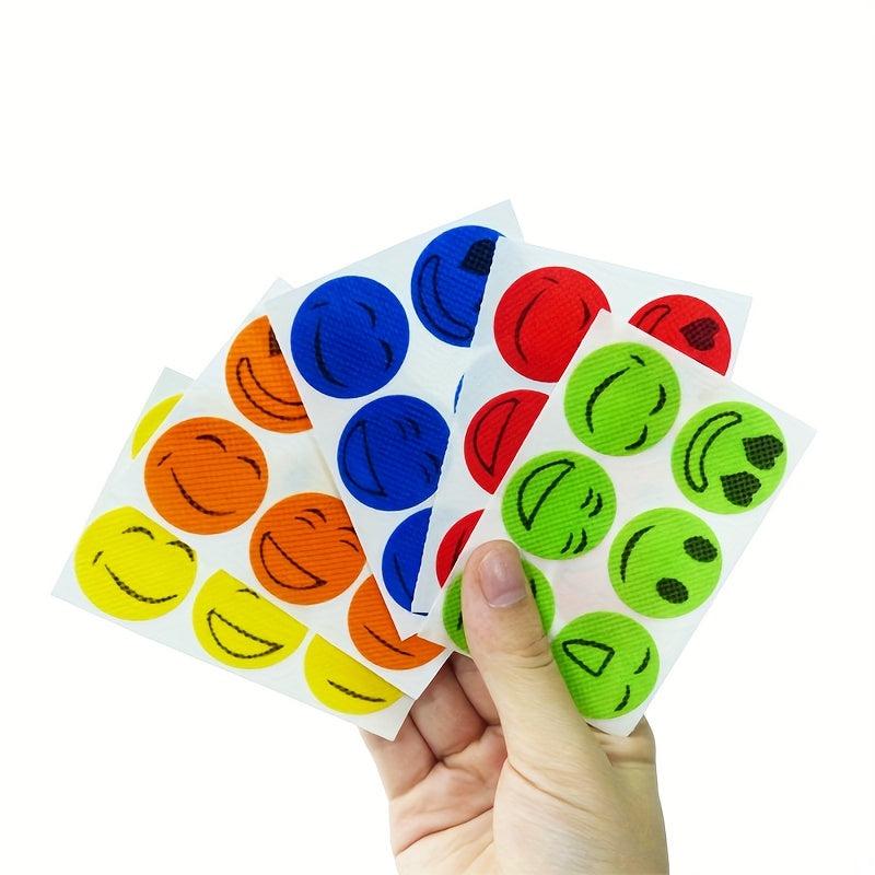 24pcs Mosquito Repellent Stickers Cartoon Expressions Anti-Sting Patches