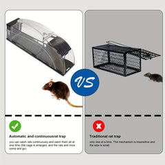 Humane Mouse Trap Easy to Use & Clean Reusable Rat Trap