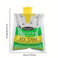 1pc Disposable Fruit Fly Trap Non toxic Outdoor Fly Trap Bag Insect Trap