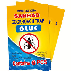 6pcs Cockroach Sticker Trap Sticky Cockroach Board Indoor Outdoor Insect Traps