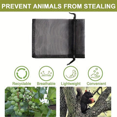 30pcs Fruit Protection Bag with Drawstring Garden Net Cover for Plants Pest