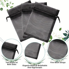 30pcs Fruit Protection Bag with Drawstring Garden Net Cover for Plants Pest