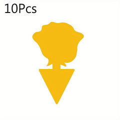 10pcs Garden Double sided Sticky Insect Board Flower shaped Sticky Insect Board