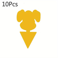 10pcs Garden Double sided Sticky Insect Board Flower shaped Sticky Insect Board