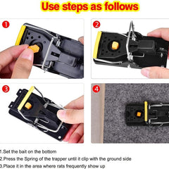 6 Pack Reusable Humane Mouse Traps- Pest Control