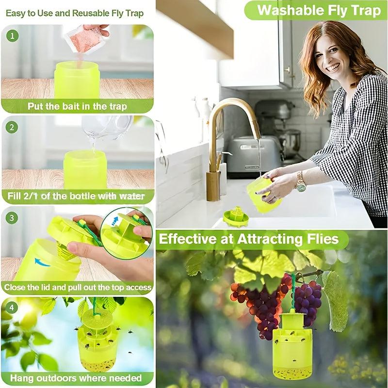 Outdoor Hanging Fly Trap Fruit Fly Trap Bee Catcher