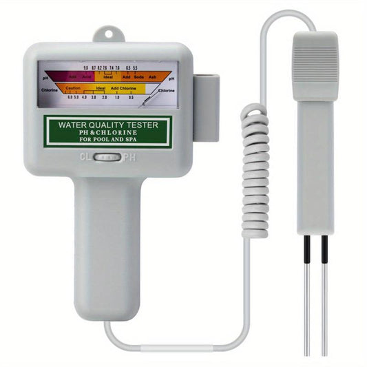 Handy Portable Swimming Pool pH Meter Water Monitor - Chlorine Tester