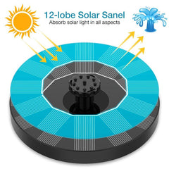 Solar Fountain Pump 6 Nozzles 1 5 2 5 3 5W