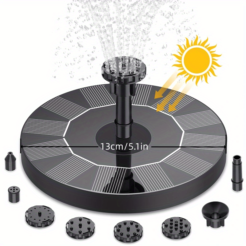 Solar Fountain Pump 6 Nozzles 1 5 2 5 3 5W