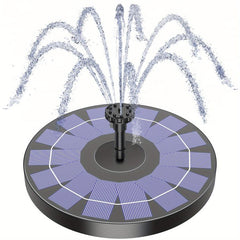 Solar Bird Bath Fountain Pump Upgrade 3 5W Solar Fountain With 6 Nozzles