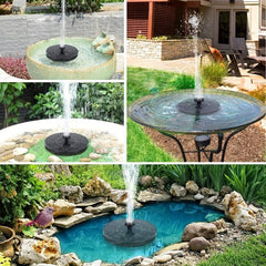 Solar Bird Bath Fountain Pump Upgrade 3 5W Solar Fountain With 6 Nozzles