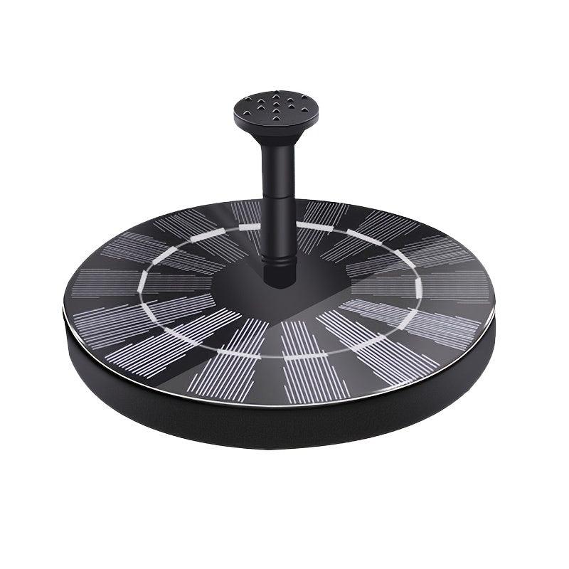 Circular Solar Fountain Outdoor Pool Bird Bath Courtyard Garden Fountain