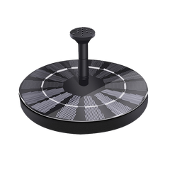 Circular Solar Fountain Outdoor Pool Bird Bath Courtyard Garden Fountain