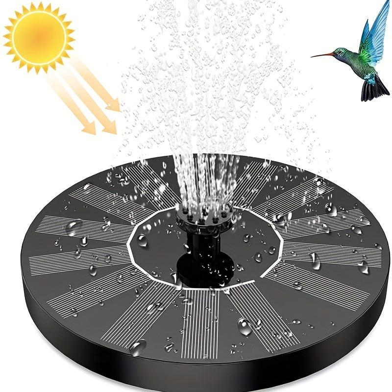 Solar Bird Bath Fountain Pump with 7 Nozzles Stand