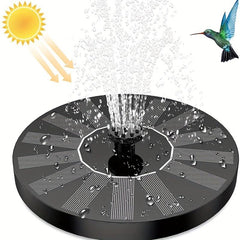 Solar Bird Bath Fountain Pump with 7 Nozzles Stand